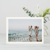 Kerstkaart met simpele foto's (Staand voorkant)