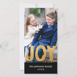 Kerstkaart met vakantiegeluk foto kaart