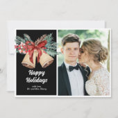 Kerstkaart met Vintage Bellen (Voorkant)