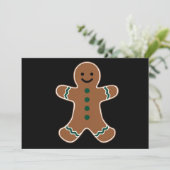 Kerstkaart met vlak ontwerp (Staand voorkant)