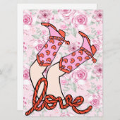 Kerstkaart met vlak ontwerp (Voorkant / Achterkant)