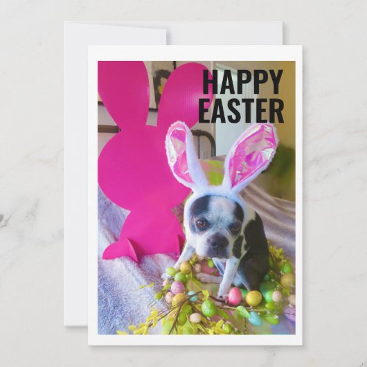 Kerstkaart met vlak ontwerp (Voorkant)