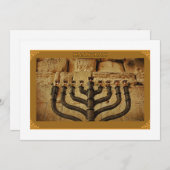 Kerstkaart met vlak ontwerp (Voorkant / Achterkant)