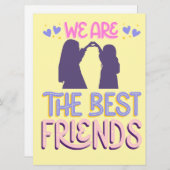 Kerstkaart met vlak ontwerp (Voorkant / Achterkant)