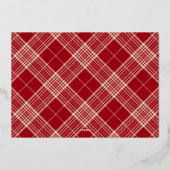 Kerstkaart met zeer vrolijke folie feestdagenkaart (Achterkant)