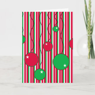 Kerstkaart: Modern Pit Feestdagen Kaart