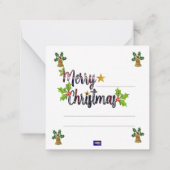 Kerstkaart Notitiekaartje (Achterkant)