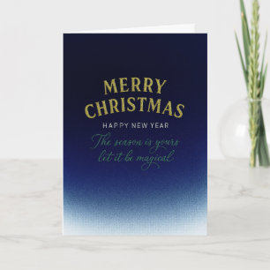 Kerstkaart opgevouwen feestdagen kaart