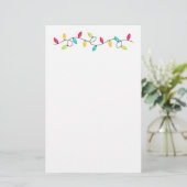 Kerstkaart papier (Staand voorkant)