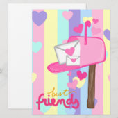 Kerstkaart plat (Voorkant / Achterkant)