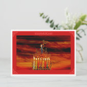 Kerstkaart plat (Staand voorkant)