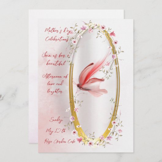 Kerstkaart plat (Voorkant / Achterkant)