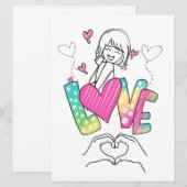 Kerstkaart plat (Voorkant / Achterkant)