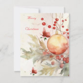 Kerstkaart plat (Voorkant)