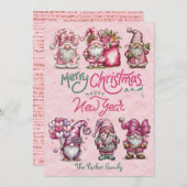 Kerstkaart plat (Voorkant / Achterkant)