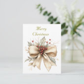 Kerstkaart plat (Staand voorkant)