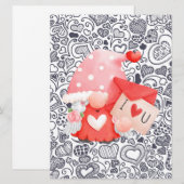 Kerstkaart plat (Voorkant / Achterkant)