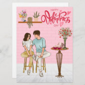 Kerstkaart plat (Voorkant / Achterkant)