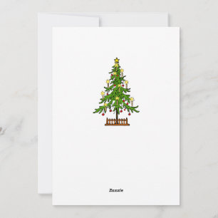 Kerstkaart plat 5x7 Kerstkaarsen