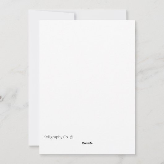 Kerstkaart plat kerstkaart (Achterkant)