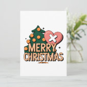 Kerstkaart Plat Wenskaart Vakantiekaart (Staand voorkant)