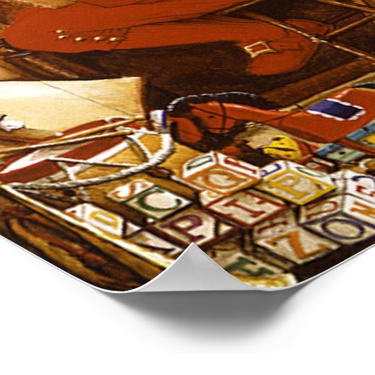  kerstkaart poster (Hoek)