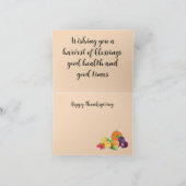 Kerstkaart: Prettig Thanksgiving Feestdagen Kaart (Binnen)