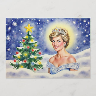Kerstkaart Prinses Diana van Engeland