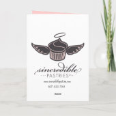 kerstkaart recept feestdagen kaart (Achterkant)