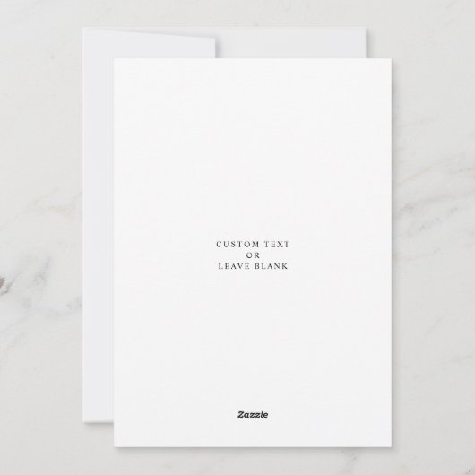 Kerstkaart 'Sneeuwt het maar' in rustieke stijl vo (Achterkant)