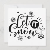 Kerstkaart: Sneeuwt maar raak (Achterkant)