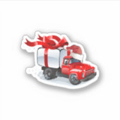 kerstkaart sticker (Voorkant)