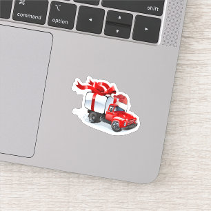 kerstkaart sticker