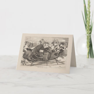 Kerstkaart uit 1869 | Winslow Homer Kaart