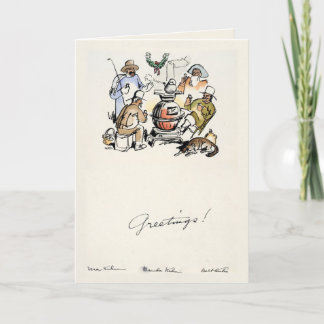 Kerstkaart uit 1932 | Walt Kuhn Vrienden Kaart