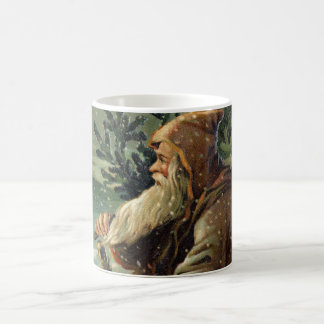 Kerstkaart uit het verleden, Kerstman en Boom Koffiemok
