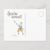 Kerstkaart uitnodiging Notenkraker (Achterkant)