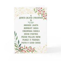 kerstkaart van Beaver Island