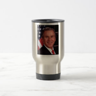 Kerstkaart van de Amerikaanse president George Bus Reisbeker