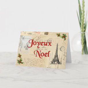 Kerstkaart van de Briefkaarten van Parijs de