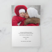 Kerstkaart van de Lichten van de Bomen van het Feestdagen Kaart (Binnen)