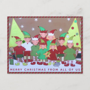 kerstkaart van iedereen feestdagenkaart
