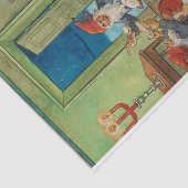 KerstKaart van Jenny Nystrom Tissuepapier (Detail)