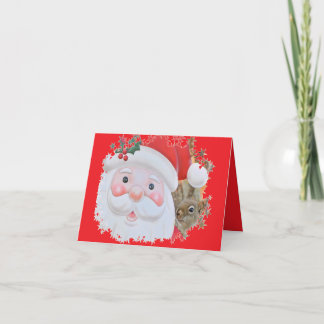 Kerstkaart van Mr. Bickles de Eekhoorn Feestdagen Kaart