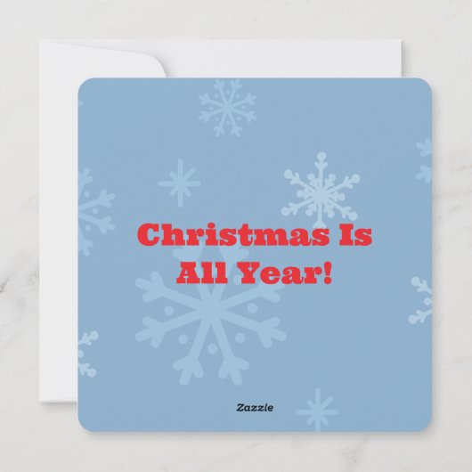 Kerstkaart van pinguïns (Achterkant)