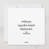 Kerstkaart van Sweet Hedgehog Flat (Achterkant)