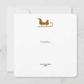 kerstKaart Verbazingwekkend pap - Glitter Slapigh (Achterkant)