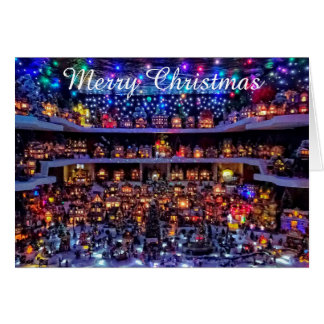 kerstKaart - Village Scene