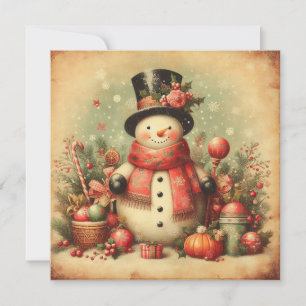 Kerstkaart vintage