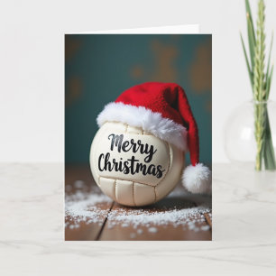 Kerstkaart volleybal kaart